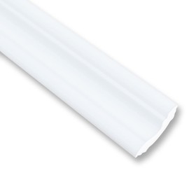 NC40 Ceiling Moulding Polystyrene XPS Stucco Moulding Cornice Strip, White, 30 x 30 mm, Decorative Polystyrene Cornice Mouldings, 16 Metres