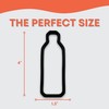 Water Bottle Cookie Cutter with Easy to Push Design (4
