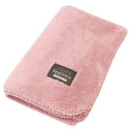 Merry Night HPHK101-16 Half Blanket, Hyupineth, Sheepboa, Rose Pink, Approx. 39.4 x 55.1 inches (100 x 140 cm), Fluffy, Smooth Material, Lightweight, Washable, 3 Seasons, For Autumn and Winter, For