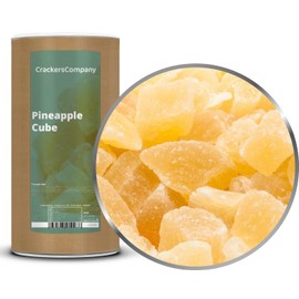 1 x 700g Ananas gehackt gewürfelt kandiert für Joghurt Quark Müsli sehr fettarm salzfrei vegetarisch vegan glutenfrei laktosefrei 100 % Premium