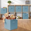 Casafield Set of 12 Collapsible Fabric Cube Storage Bins, Baby