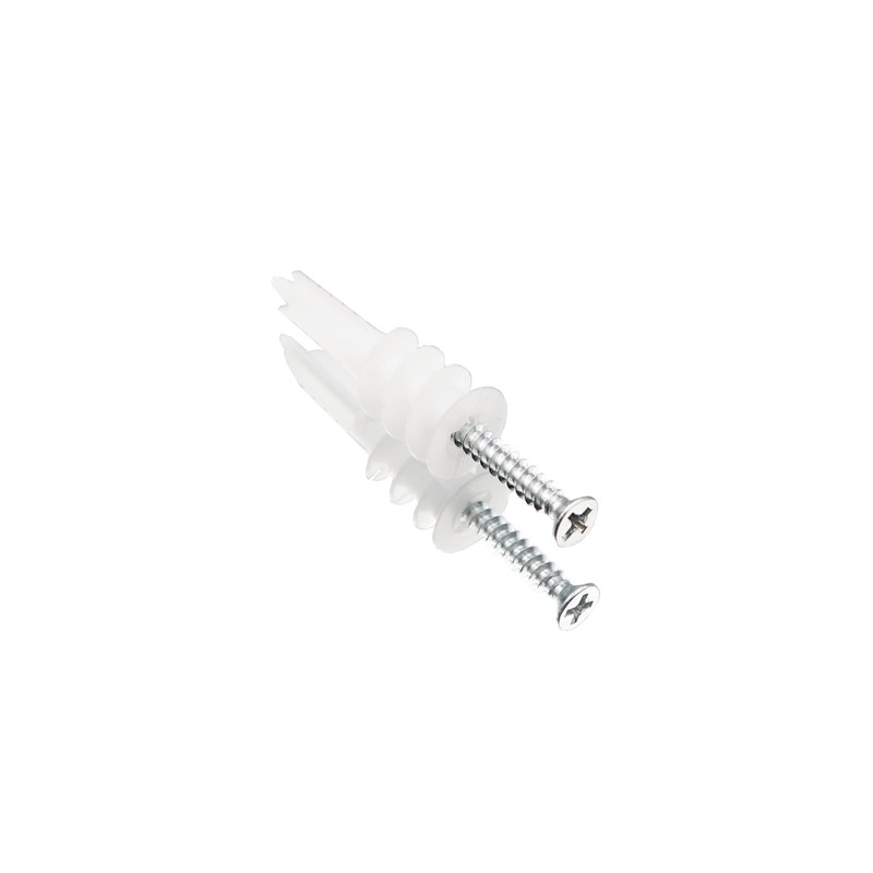 cSeao 60pcs #8 x 1-1/4'' Drywall Anchors, Wall Anchors and