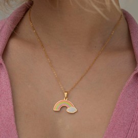 Made by Nami Girls Unicorn Pendant Necklace Gifts for Girls Friendship Necklace, Stainless Steel