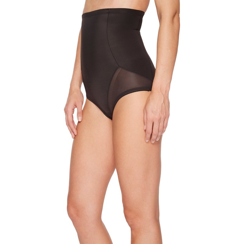 Miraclesuit Cool Choice Firm Control High-Waist Brief, L, Black