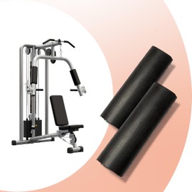 CABLES MONPERNE | Empuñadura | Termoplástico | Antiderrapante | para Equipo de Gimnasio | Color Negro Liso | 1 Metro