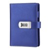 A6 Refillable Binder Notebook, PU Leather Lockable Journal Diary Sketchbook