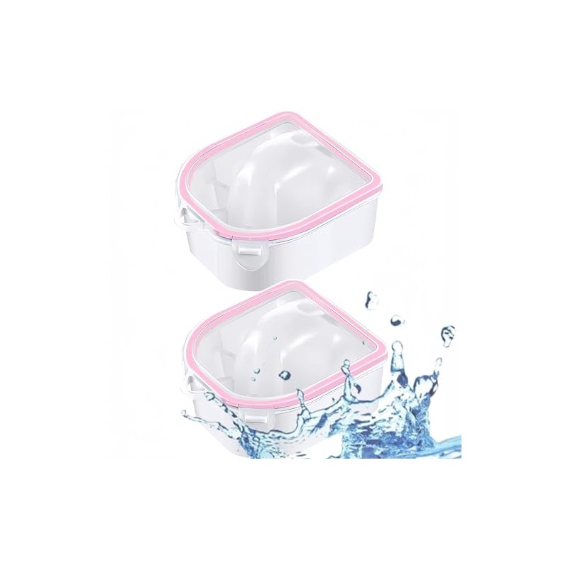 DERDOUT Nail Soaking Bowl Set 2 Pieces Nail Soaking Bowl