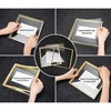 Frametory, Floating Picture Frame 8x8 - Black Aluminum Metal Photo