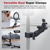 Mechrig Double Clamp Mount,Double Super Clamp Camera Mount with 360°