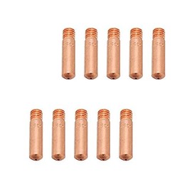 Contact Tip SENRISE Mig Welder Contact Tips, Mini Mig Welder Flux Cored Wire 0.6mm/0.8mm Optional - Pack of 10 (Round-0.8mm)