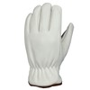 GIORGINO Goat Leather Driver Gloves, Unlined Binding on Cuff, Keystone