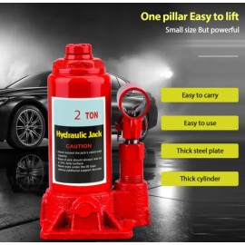 2t Industrial Quality Leakproof Welded Hydraulic Bottle Jacks Car Jacks/Load CapacityOverall Dimensions/Workshop Field