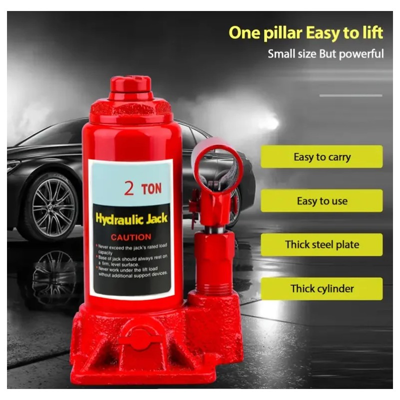 2t Industrial Quality Leakproof Welded Hydraulic Bottle Jacks Car Jacks/Load