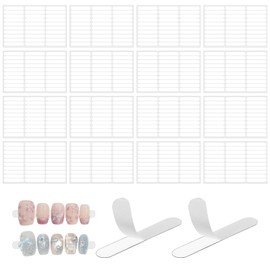 12 Sheets Double Sided Nail Tape, Double Sided Tape for Nails