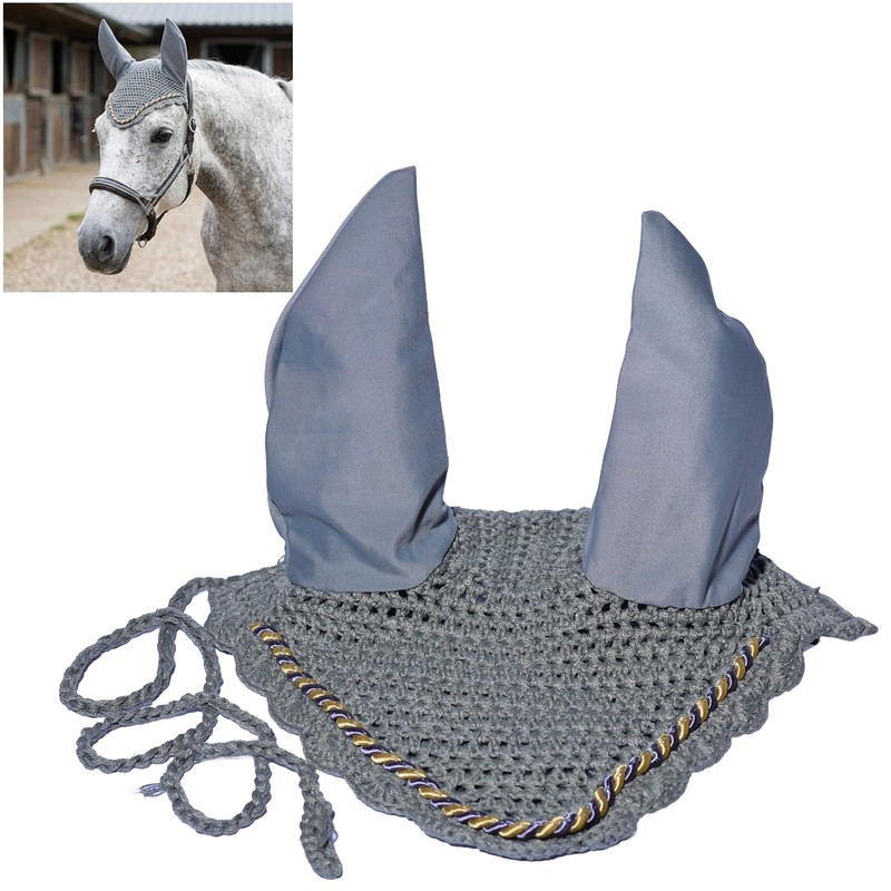Spire - Cappello morbido a maglia per cavalli, cotone traspirante,