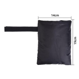 FINEVERNEK Pack of 4 Outdoor Tap Covers, Thermal Protection for Garden Tap, Faucet Frost Protection Cover, Thickening, Winterproof Bag for Tap, Waterproof, Black (14 x 19 cm)