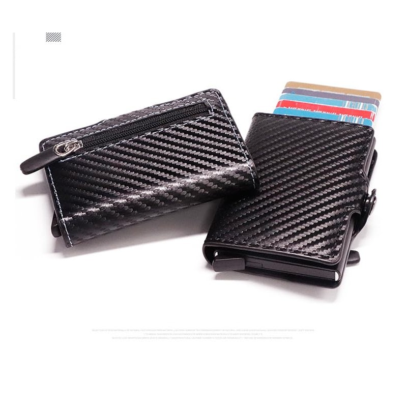 VOW® Ultra Smart Carbon Fiber Compact Wallet | RFID Blocking
