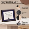 GAMYPET Solid Wood Diploma Frame 8.5 x 11 Certificate Frames