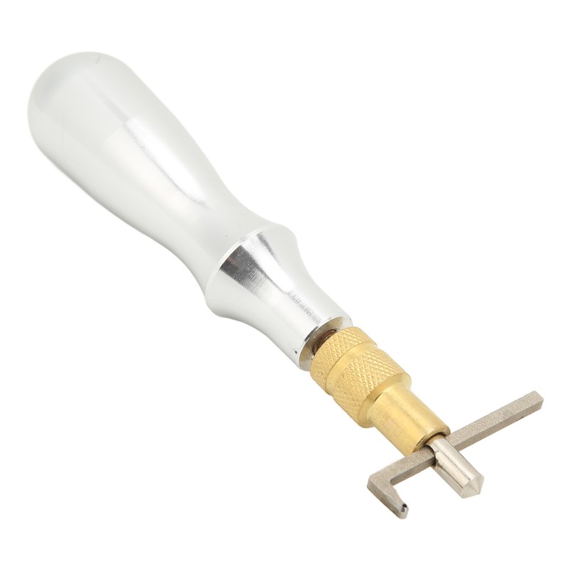 Leather Groover Professional Aluminum Handle Hand Made DIY Leather Craft
