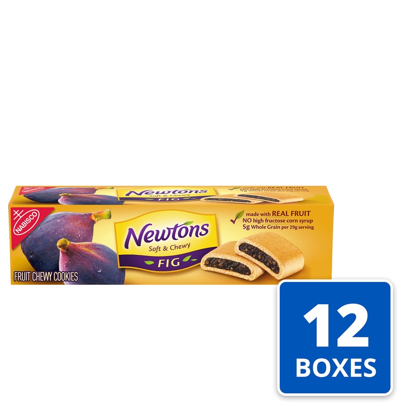 Newtons Soft & Fruit Chewy Fig Cookies, (Fig Bars), 12