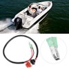 Aoutecen Boat Engine Kill Switch, Round Push Button Keyless Switch