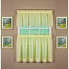 Today's Curtain Emelia Original Voile Tier Pair 30", Yellow, 60"