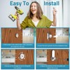 PAULINN 5/8 Inch Thumb Operated Offset Cam Lock Latch for