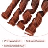 S-noilite French Curl Braiding Hair 24 inch 3 Pack Loose