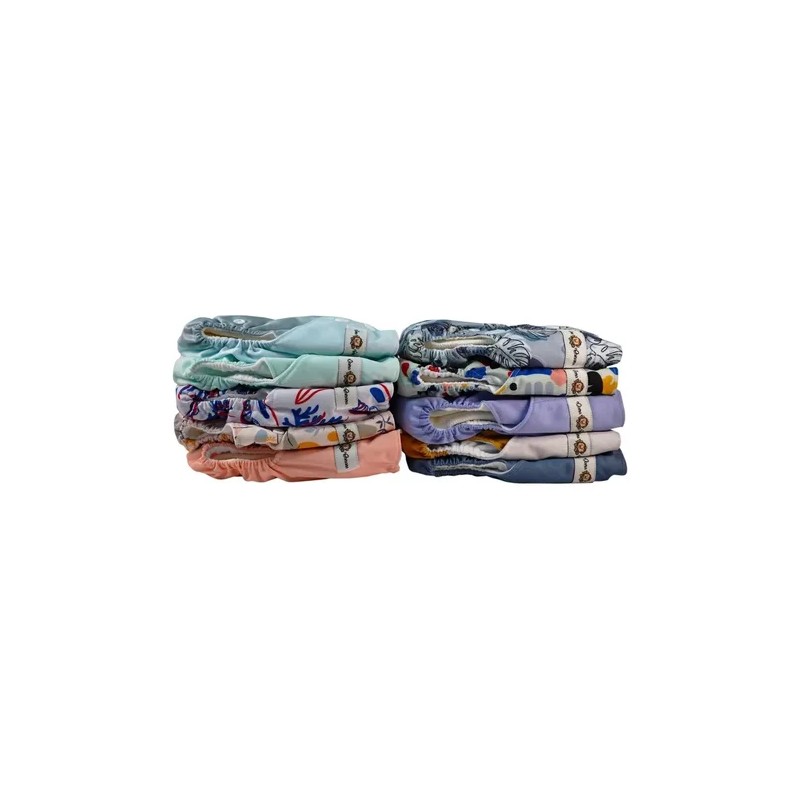 Paquete 10 Pañales Ecologico Dana Banana 10 Insertos Bambu