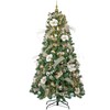 KI Store Green Christmas Tree Stand Iron Metal Bracket with