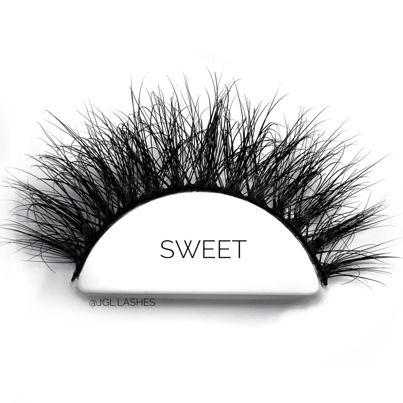 Pestañas premium SWEET, efecto 3D fluffy, reutilizables hasta 35 veces