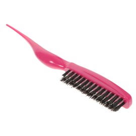 Outanaya Professional Detangling Brush Boar Bristle Hair Teasing Brush for Salon Pointed Tail
