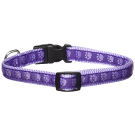 Guardian Gear Nylon Two Tone Pawprint Dog Collar