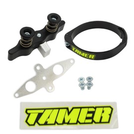 Tamer MX HH-2511 Double Button Motocross Holeshot Device – Black Launch Control System with WDS 2.0 Ring – CNC Aluminum, Spring Loaded, Anti-Scratch Plunger – Dirtbike Start Device – Made in USA