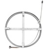 Blulu Flat Sewer Rod 3/4" x 50' Adjustable Grip Handle
