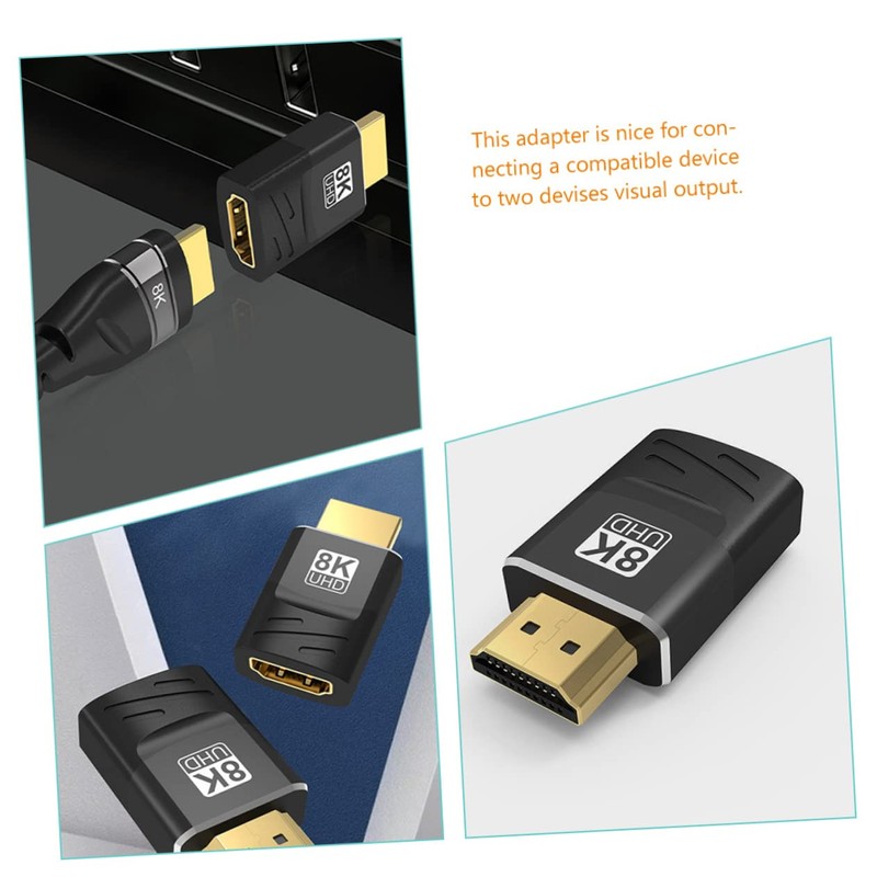 SHINEOFI Male to Female Adapter Tv Connector for Monitors Durable