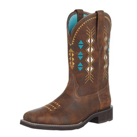 Ariat Womens Delilah Deco Western Boot Copper Kettle 7