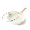 Kordisen Nonstick Ceramic Frying Pan with Lid, 11 Inch Ceramic