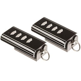 Normstahl Entrematic Handheld Transmitter RCU433-4 RCU 4-Command 433 MHz Rolling Code Remote Control Garage Door Opener Set of 2