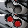 2PCS Universal Bling Cup Coaster, Rhinestone Car Accessories 2.75 inch