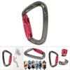 7075 Aviation Aluminum Master Lock Carabiner D Ring Safety Buckle