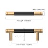Asidrama 10 Pack 3 Inch(76mm) Matte Black and Champagne Bronze