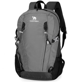 Outplea 30L Large Hiking Backpack for Men Women, Traveling Backpacks with Anti Theft Pocket, Waterproof Rucking Sports Rucksack for Camping, Gray
