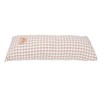 Cotton Baby Side Sleep Pillow Cute Plaid Bear Embroidery Pattern