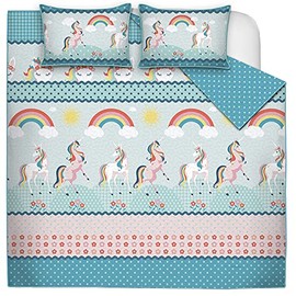 Quilts for Double Queen Bed Rainbow Bedspreads Soft Bed Summer Quilt Lightweight Microfiber Bedspread-Modern Style Pattern Coverlet for All Season - 3 Piece (1 Quilt, 2 Pillow Shams)