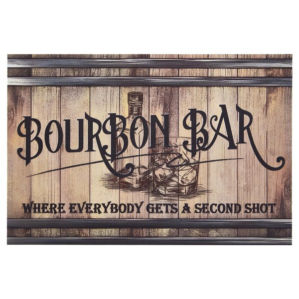 Lotoo Bar Mats for Countertop, Rustic Kitchen Accessories Roll Up