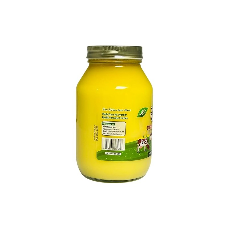 Desi Kitchen DESI GHEE (Clarified Butter) 32 FL OZ (946