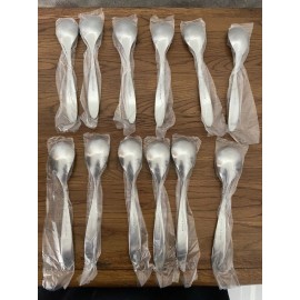 ALESSI 12 Alessi for Delta Soup Spoons  New
