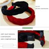Sinalty Velvet Braided Headbands Fashion Hairband Crisscross Hair Accessories for