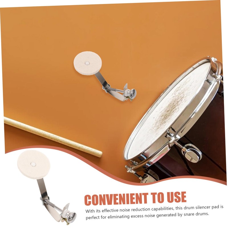 BESTonZON Snare Drum Pad Drum Damper Muter Sound Control Drum